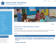 Tablet Screenshot of cut.hwschools.net